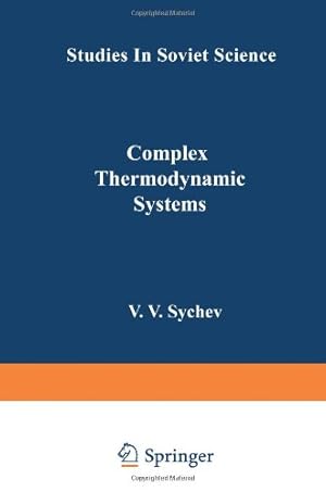 Imagen del vendedor de Complex Thermodynamic Systems (Studies in Soviet Science) by Sychev, V. V. [Paperback ] a la venta por booksXpress