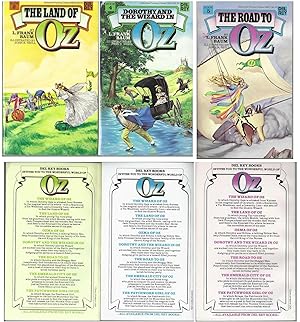 "OZ" SERIES 3-VOLUMES: The Land of Oz (# 2) / Dorothy and the Wizard in Oz ((# 4) / The Road to O...