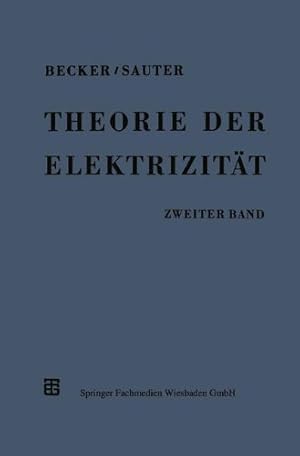 Immagine del venditore per Theorie der Elektrizit ¤t (German Edition) by Sauter, Fritz [Paperback ] venduto da booksXpress