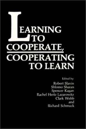Seller image for Learning to Cooperate, Cooperating to Learn [Hardcover ] for sale by booksXpress