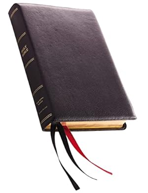 Bild des Verkufers fr KJV, Reference Bible, Center-Column Giant Print, Premium Goatskin Leather, Black, Premier Collection, Comfort Print by Thomas Nelson [Leather Bound ] zum Verkauf von booksXpress