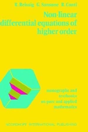 Bild des Verkufers fr Non-Linear Differential Equations of Higher Order by Reissig, R., Sansone, G., Conti, R. [Hardcover ] zum Verkauf von booksXpress