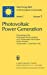 Seller image for Photovoltaic Power Generation. Solar Energy R&D in the European Community Series C, Volume 1) [Hardcover ] for sale by booksXpress