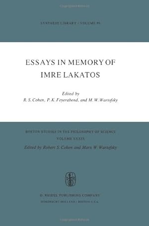 Bild des Verkufers fr Essays in Memory of Imre Lakatos (Boston Studies in the Philosophy and History of Science) [Paperback ] zum Verkauf von booksXpress