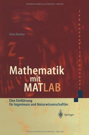 Bild des Verkufers fr Mathematik mit Matlab (German Edition) by Benker, Hans [Paperback ] zum Verkauf von booksXpress