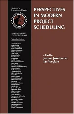 Seller image for Perspectives in Modern Project Scheduling (International Series in Operations Research & Management Science) [Hardcover ] for sale by booksXpress