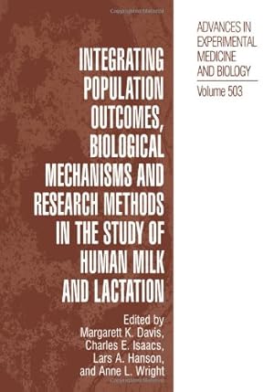 Imagen del vendedor de Integrating Population Outcomes, Biological Mechanisms and Research Methods in the Study of Human Milk and Lactation (Advances in Experimental Medicine and Biology) [Paperback ] a la venta por booksXpress