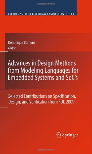 Seller image for Advances in Design Methods from Modeling Languages for Embedded Systems and SoCâ  s: Selected Contributions on Specification, Design, and Verification . (Lecture Notes in Electrical Engineering) [Hardcover ] for sale by booksXpress
