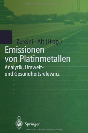 Immagine del venditore per Emissionen von Platinmetallen (German Edition) by Zereini, Fathi [Paperback ] venduto da booksXpress