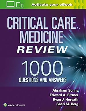 Imagen del vendedor de Critical Care Medicine Review: 1000 Questions and Answers [Soft Cover ] a la venta por booksXpress