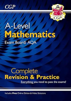 Seller image for New A-Level Maths for AQA: Year 1 & 2 Complete Revision & Practice with Online Edition by CGP Books [Paperback ] for sale by booksXpress