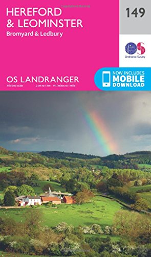Seller image for Hereford & Leominster, Bromyard & Ledbury (OS Landranger Map) by Ordnance Survey [Map ] for sale by booksXpress