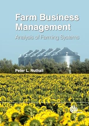 Imagen del vendedor de Farm Business Management: Analysis of Farming Systems (Agriculture) [Hardcover ] a la venta por booksXpress