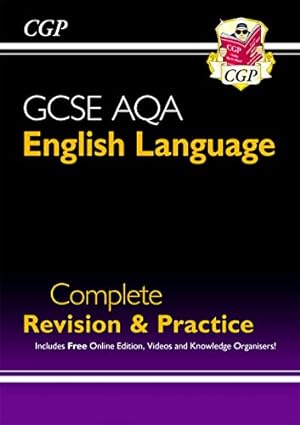 Seller image for GCSE English Language AQA Complete Revision & Practice - Grade 9-1 Course (with Online Edition) by CGP Books [Paperback ] for sale by booksXpress