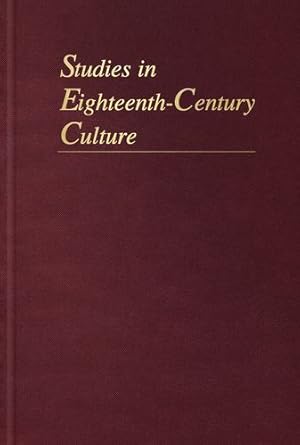 Image du vendeur pour Studies in Eighteenth-Century Culture. Volume 32 [Hardcover ] mis en vente par booksXpress