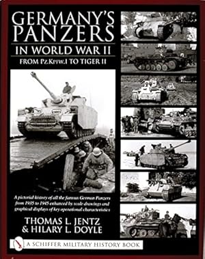 Seller image for Germanys Panzers In World War II From Pz. KPFW.I to Tiger II (Schiffer Book for Collectors) by Jentz, Thomas J [Hardcover ] for sale by booksXpress