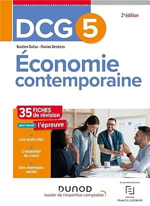 DCG 5 : économie contemporaine ; 35 fiches de révision pour réussir l'épreuve (2e édition)