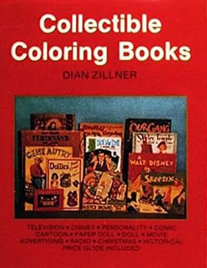 Imagen del vendedor de Collectible Coloring Books by Zillner, Dian [Paperback ] a la venta por booksXpress
