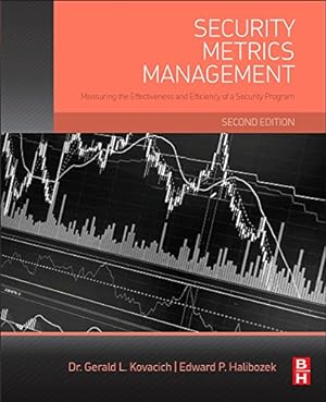 Seller image for Security Metrics Management: Measuring the Effectiveness and Efficiency of a Security Program by Kovacich CFE CPP CISSP, Gerald L., Halibozek, Edward [Paperback ] for sale by booksXpress