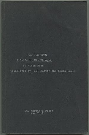 Immagine del venditore per Mao Tse-Tung: A Guide to His Thought venduto da Between the Covers-Rare Books, Inc. ABAA