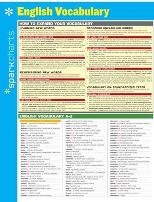 Seller image for English Vocabulary SparkCharts by SparkNotes [Hardcover ] for sale by booksXpress