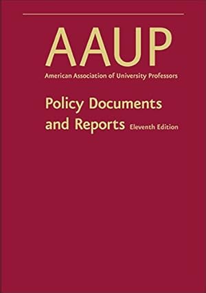 Seller image for Policy Documents and Reports by AAUP [Hardcover ] for sale by booksXpress