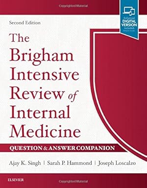 Immagine del venditore per The Brigham Intensive Review of Internal Medicine Question & Answer Companion by Singh MB FRCP, Ajay K., Loscalzo MD PhD, Joseph, Hammond MD, Sarah [Paperback ] venduto da booksXpress