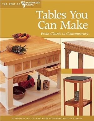 Imagen del vendedor de Tables You Can Make: From Classic to Contemporary (Best of Woodworker's Journal) by Woodworker's Journal, English, John, Inman, Chris, White, Rick, McGlynn, Mike, Greef, Jeff, Jackson, Lili, Johnson, Tim, Caspar, Tom, Anthony, Paul, Johnson, Troy, Spencer, Carl, Jones, Richard, Danielson, Jack, Wilkes, Ralph, Haus, Linda, Coers, Dick [Paperback ] a la venta por booksXpress