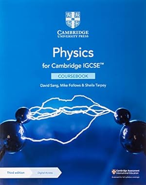 Immagine del venditore per Cambridge IGCSE  Physics Coursebook with Digital Access (2 Years) [Broché ] venduto da booksXpress