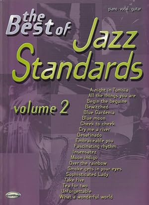 Imagen del vendedor de Best of Jazz Standards. Piano, vocal, guitar. Volume 2. a la venta por Antiquariat Dennis R. Plummer