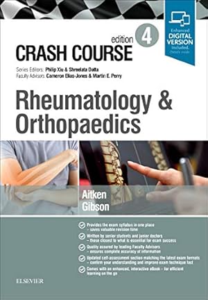 Immagine del venditore per Crash Course Rheumatology and Orthopaedics by Aitken MBChB MRCP (UK), Marc, Gibson BA Oxon (Hons) MBBS MRCS, Anthony [Paperback ] venduto da booksXpress