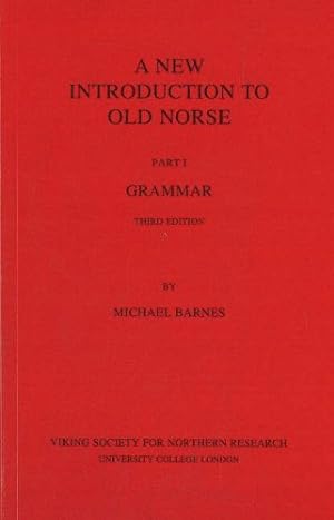 Immagine del venditore per A New Introduction to Old Norse: I Grammar by Michael Barnes [Paperback ] venduto da booksXpress