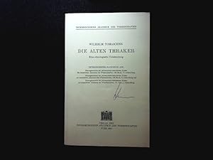 Bild des Verkufers fr Die alten Thraker. zum Verkauf von Antiquariat Bookfarm