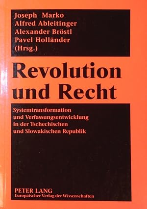 Bild des Verkufers fr Revolution und Recht. zum Verkauf von Antiquariat Bookfarm