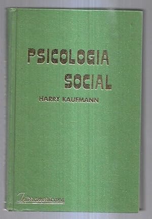 Seller image for PSICOLOGIA SOCIAL for sale by Desvn del Libro / Desvan del Libro, SL