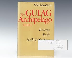 Seller image for The Gulag Archipelago, 1918-1956: An Experiment in Literary Investigation Three, V-VII. for sale by Raptis Rare Books, ABAA/ ILAB