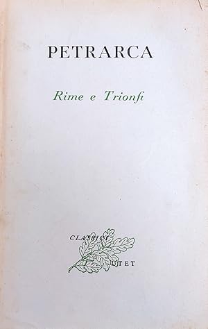 RIME E TRIONFI