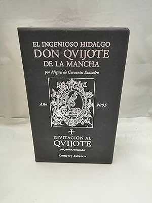 Imagen del vendedor de El Ingenioso Hidalgo Don Quijote de la Mancha + Invitacin al Quijote (Dos libros en estuche) a la venta por Libros Angulo