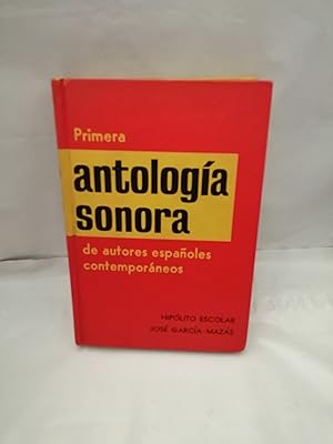 Seller image for Primera antologa sonora de autores espaoles contemporneos for sale by Libros Angulo