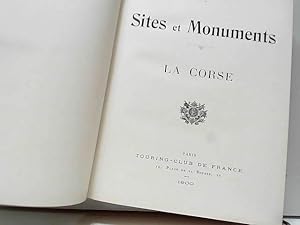 Seller image for Sites et Monuments tome X, La Corse for sale by JLG_livres anciens et modernes