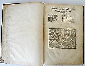 Apocrypha Bible of the Lord. 1572. The volume of the bookes called Apocrypha, conteynying these b...