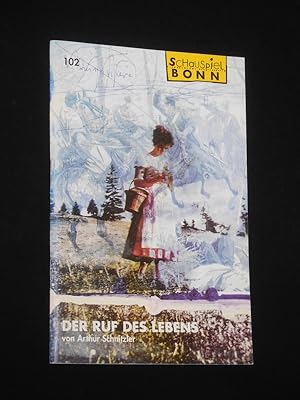 Imagen del vendedor de Programmheft 102 Schauspiel Bonn 1997/98. DER RUF DES LEBENS von Arthur Schnitzler. Insz.: Peter Wittenberg, Bhnenbild/ Kostme: Sascha Gross, techn. Ltg.: Ulrike Schnappat. Mit Giovanni Frh, Beata Lehmann, Angelika Zielcke, Sabine Weithner, Rainer Khn, Andreas Schrders, Nikolaus Haenel, Alexandra von Schwerin, Uwe Rathsam, Hagen Oechel, Steffen Laube a la venta por Fast alles Theater! Antiquariat fr die darstellenden Knste