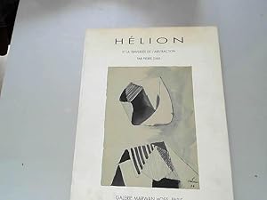 Imagen del vendedor de Hlion et la Traverse de l'abstraction - - du 3 juin au 17 juillet 1992 a la venta por JLG_livres anciens et modernes