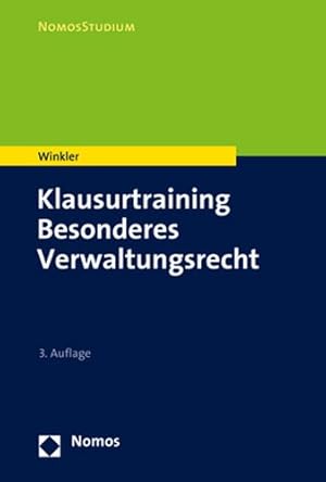 Seller image for Klausurtraining Besonderes Verwaltungsrecht -Language: German for sale by GreatBookPrices