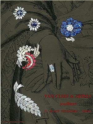 "VAN CLEEF & ARPELS" Annonce originale entoilée illustrée par Jean COQUIN pour PUBLICIS-BRUN ÉTOI...