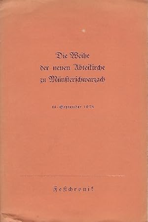 Die Weihe der neuen Abteikirche Münsterschwarzach. 11. September 1938