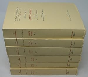 Bild des Verkufers fr Scritti Minori (Storia e Letteratura) [Six Volume Set] zum Verkauf von Powell's Bookstores Chicago, ABAA