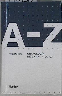 Seller image for Grafologa de la "A" a la "Z" for sale by Almacen de los Libros Olvidados