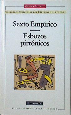 Seller image for Esbozos Pirronicos. Seguido de Vida De Pirron for sale by Almacen de los Libros Olvidados