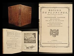 Image du vendeur pour Recueil De Planches, du dictionnaire raisonne des sciences, des arts et des metiers tome 4 mis en vente par Schilb Antiquarian